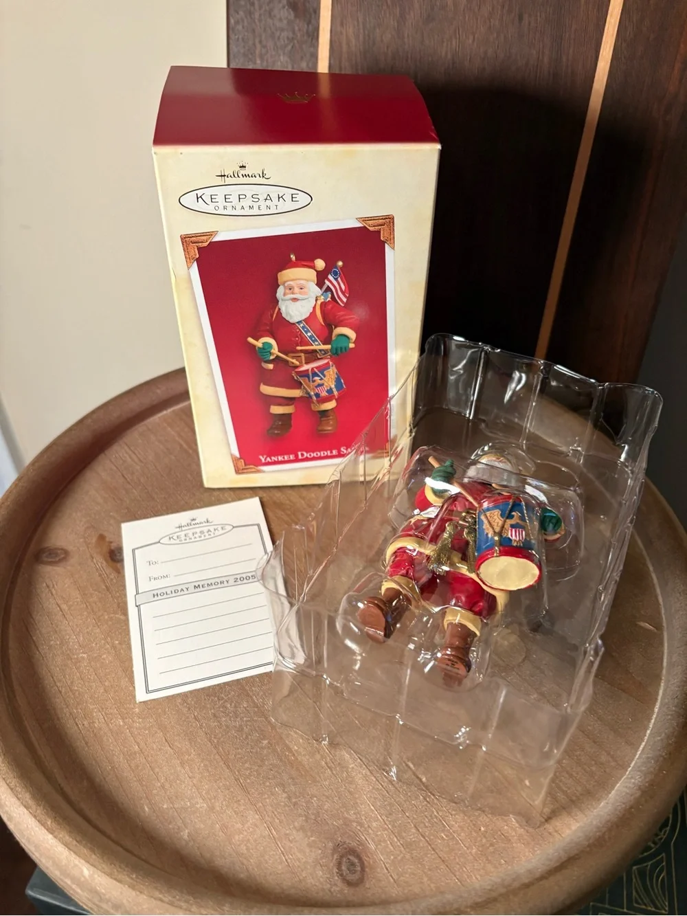 Hallmark Keepsake Yankee Doodle Santa Ornament - Original Packaging